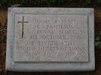 Struma Military Cemetery - Jamieson, G